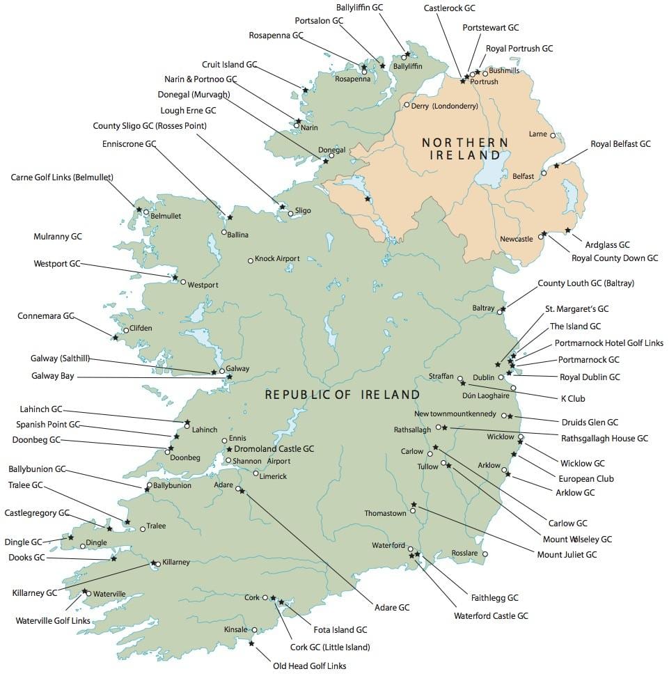 de beste kaart van ierland