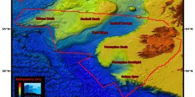 De echte kaart van ierland