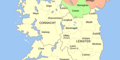 Kaart van ierland bezienswaardigheden