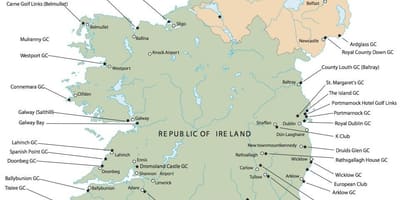 De beste kaart van ierland